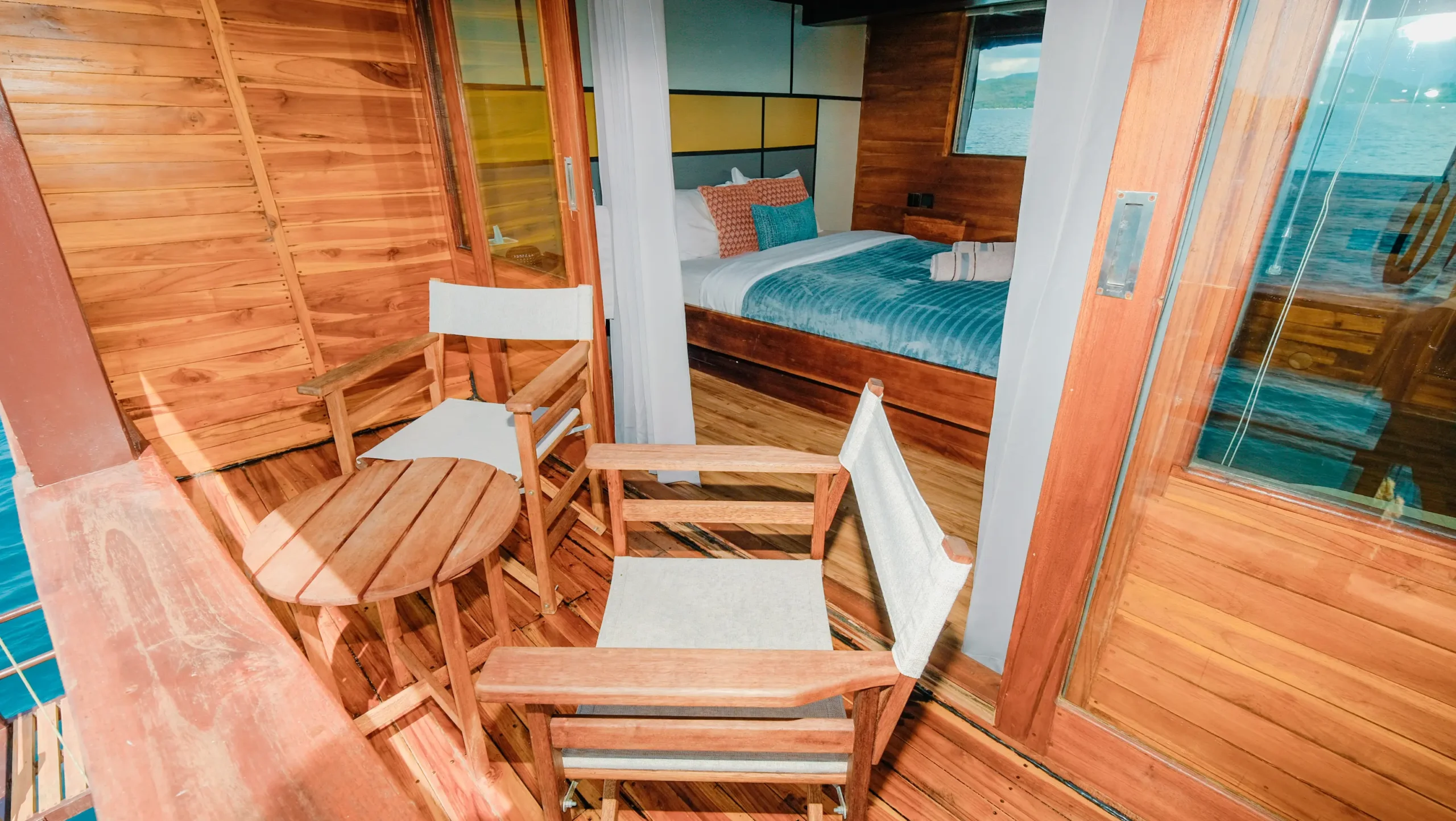 Balcony Of Panoramic Suite Cabin On Upper Deck